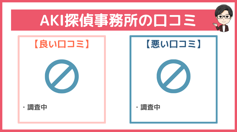 AKI探偵事務所の口コミ