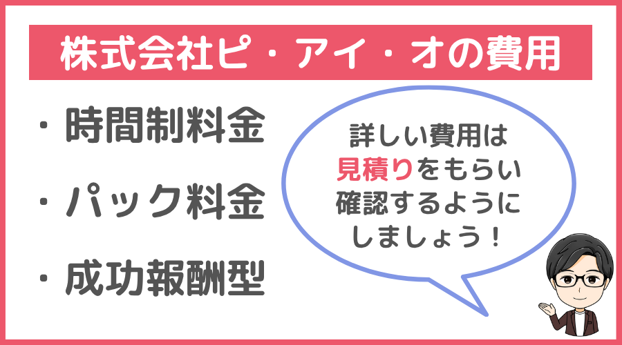 株式会社ピ・アイ・オの費用