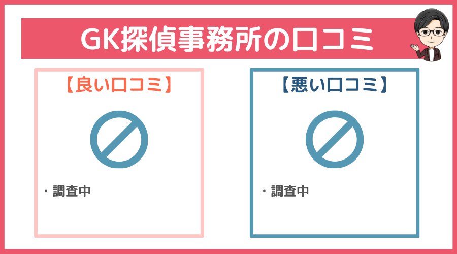 GK探偵事務所の口コミ
