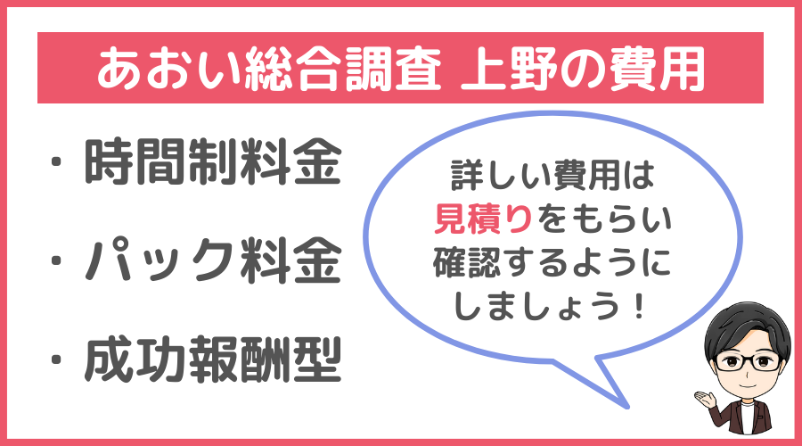 あおい総合調査 上野の料金